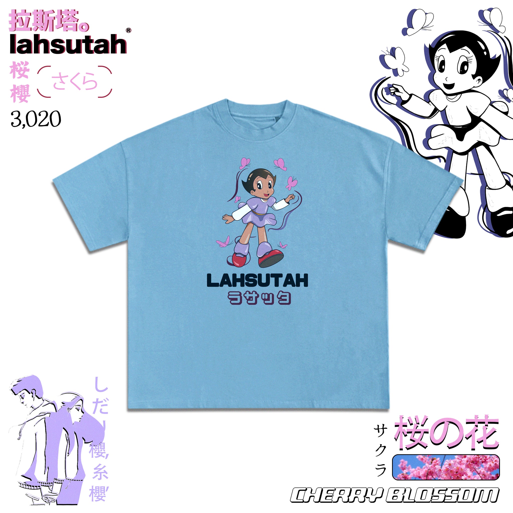 BLUE ASTRO BOY T-SHIRT